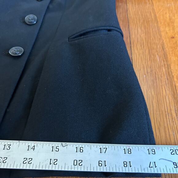 Vintage WRNS Royal Navy Jacket – Women’s Medium Double-Breasted Wool Coat - Picture 13 of 16